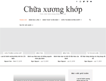 Tablet Screenshot of chuaxuongkhop.com